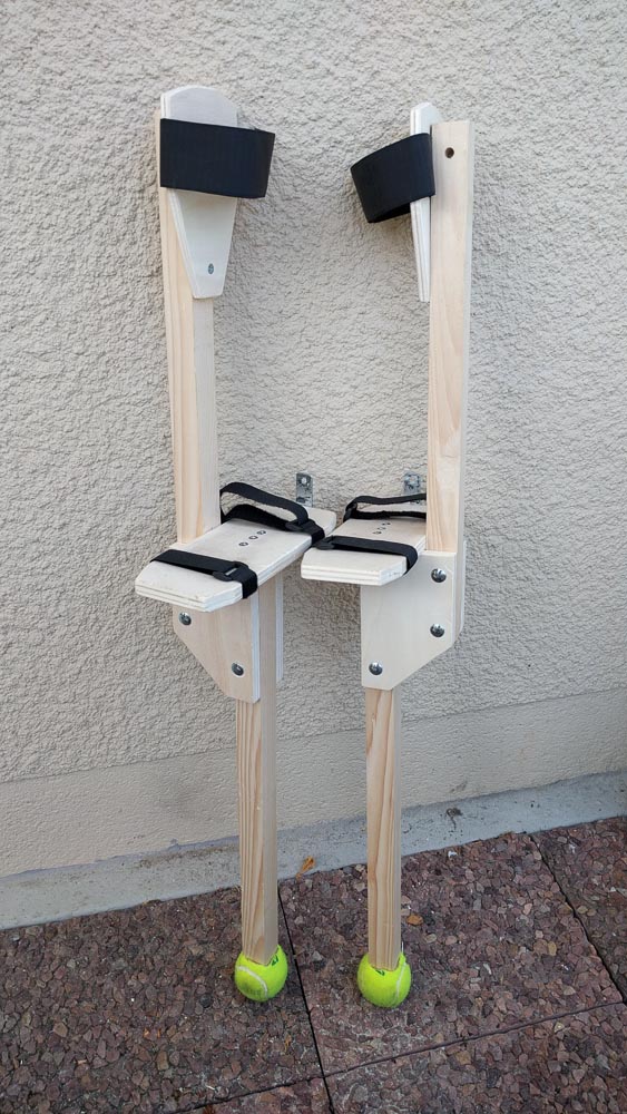 fabriquer des échasses en bois